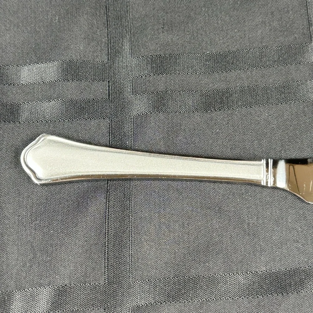 Lot Of 7 Pfaltzgraff Capri Frost Stainless Flatware Dinner Knives